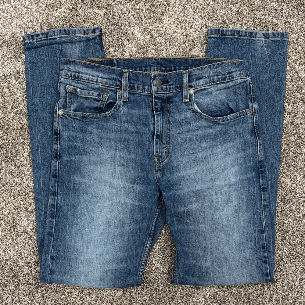 Levi's 502 Taper Fit Blue Jeans ~ Men's Size 32x34